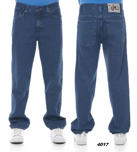 Calça jeans IM's ref. 4017, frente e costas