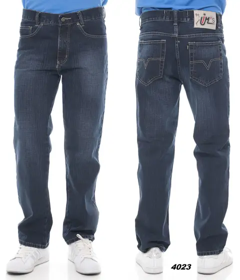 Calça jeans IM's ref. 4023, frente e costas