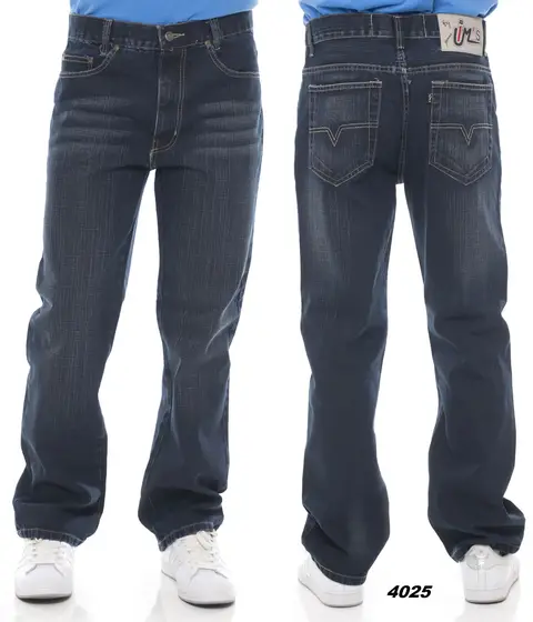 Calça jeans IM's ref. 4025, frente e costas