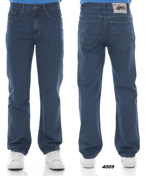 Calça jeans IM's ref. 4009, frente e costas
