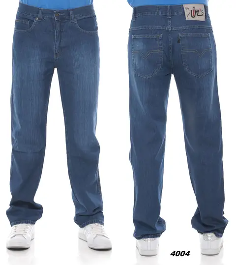 Calça jeans IM's ref. 4004, frente e costas