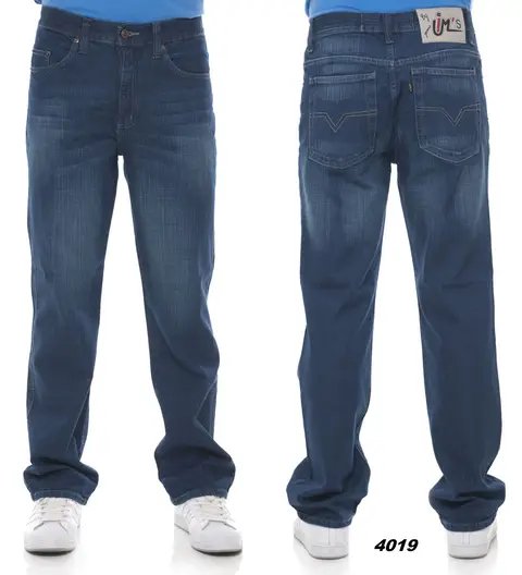 Calça jeans IM's ref. 4019, frente e costas