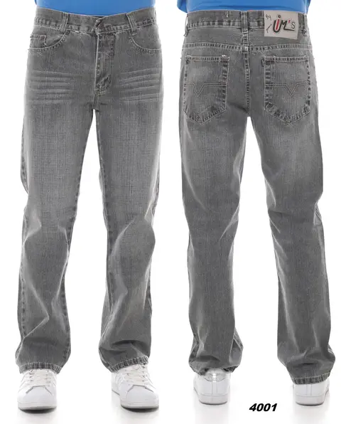 Calça jeans IM's ref. 4001, frente e costas