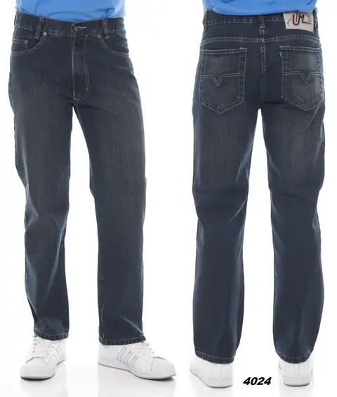 Calça jeans IM's ref. 4024, frente e costas