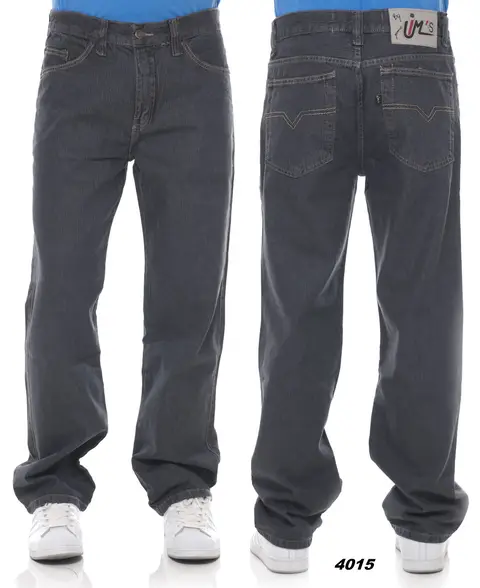 Calça jeans IM's ref. 4015, frente e costas