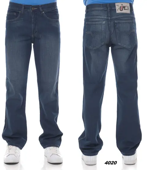 Calça jeans IM's ref. 4020, frente e costas
