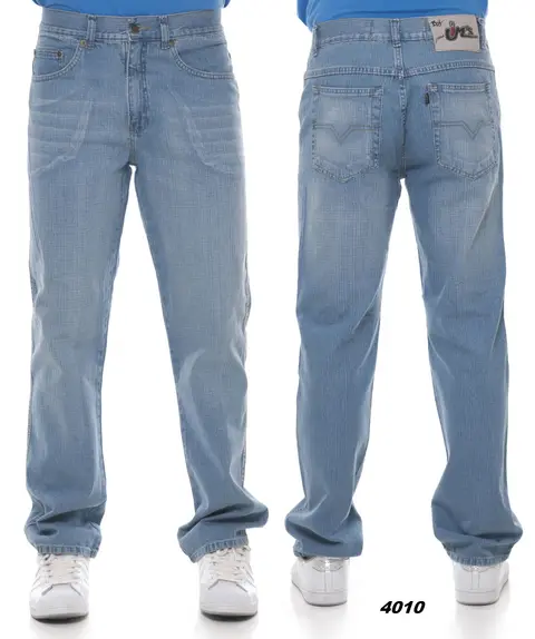 Calça jeans IM's ref. 4010, frente e costas